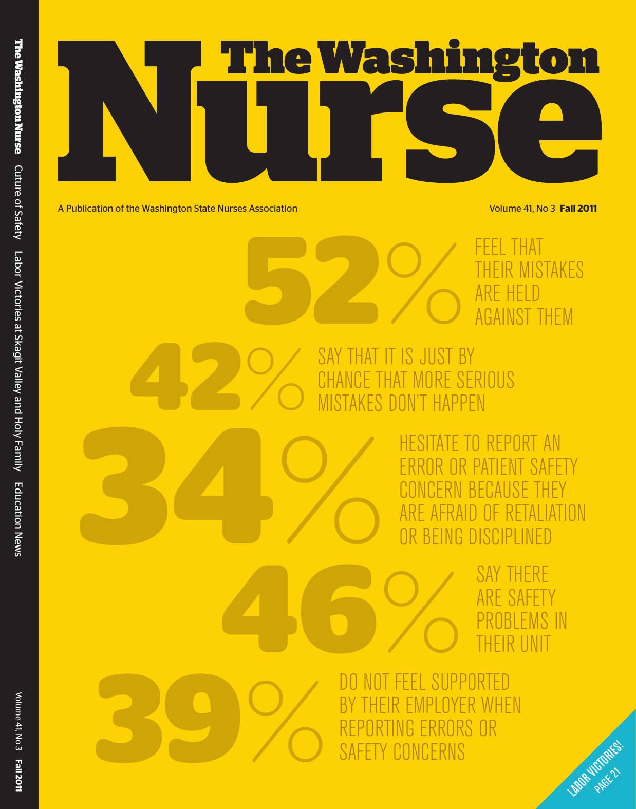 Cover of The Washington Nurse, Fall 2011