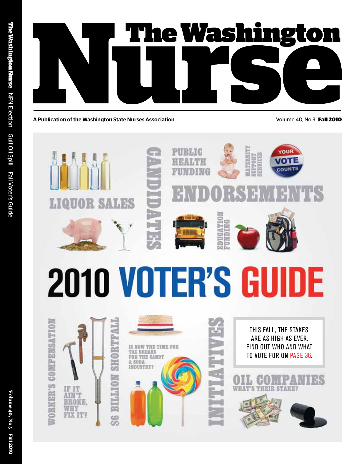 Cover of The Washington Nurse, Fall 2010