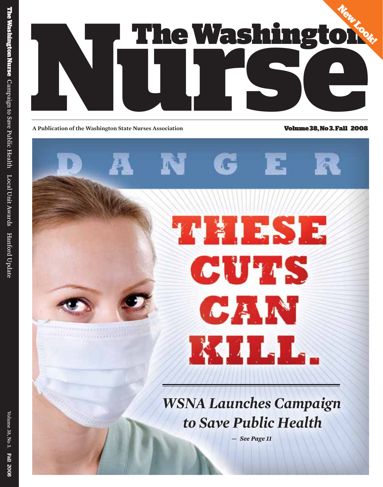 Cover of The Washington Nurse, Fall 2008