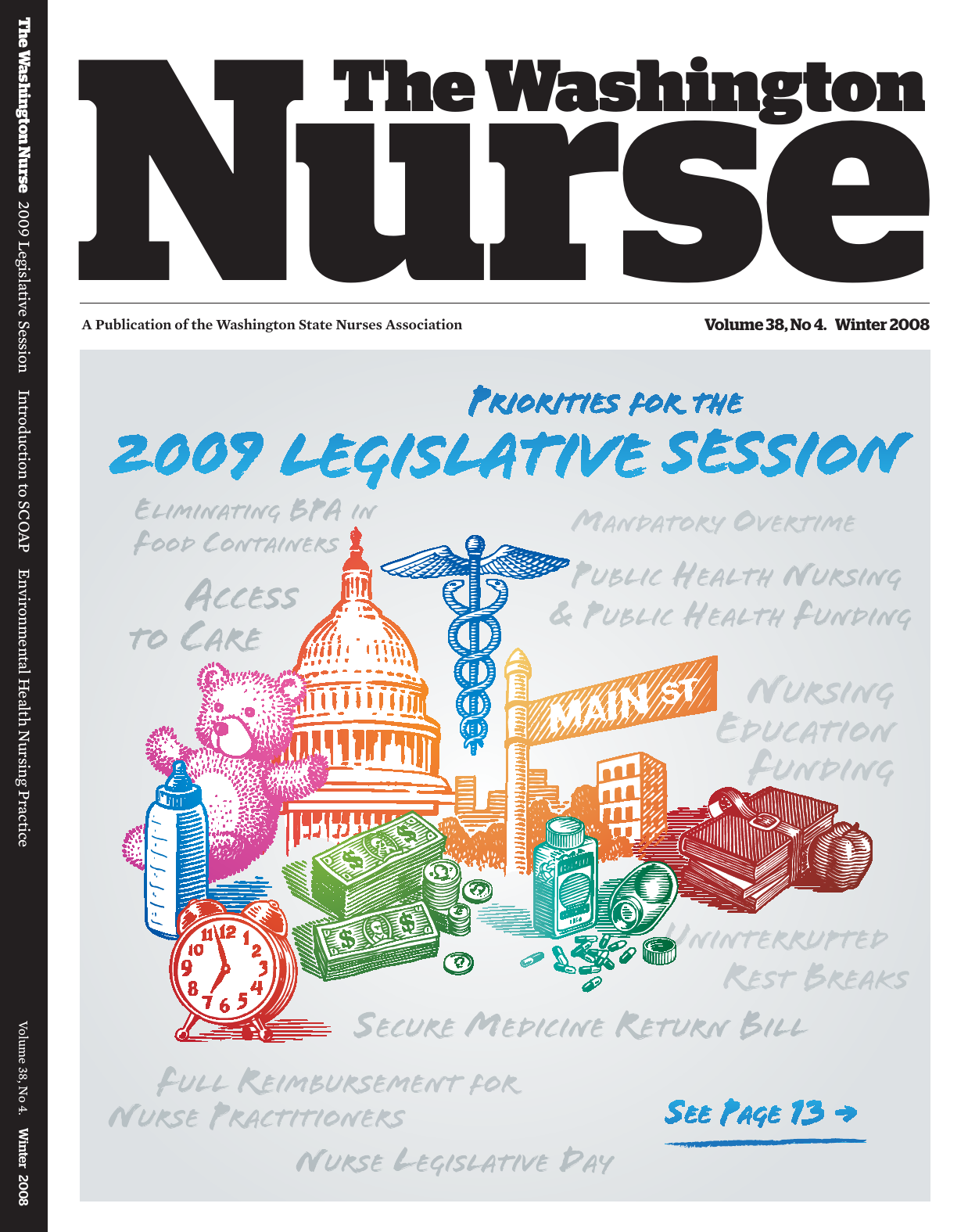 Cover of The Washington Nurse, Winter 2008