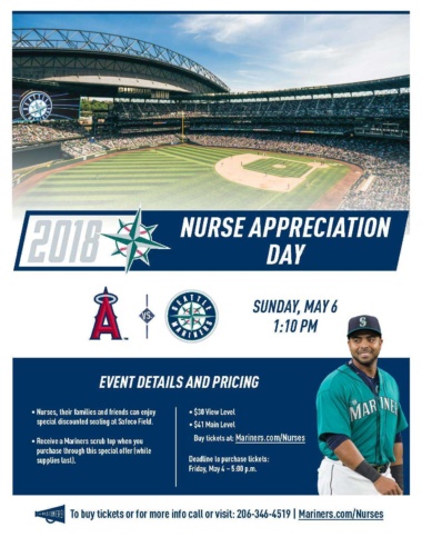 Nurse Appreciation Night Mariners