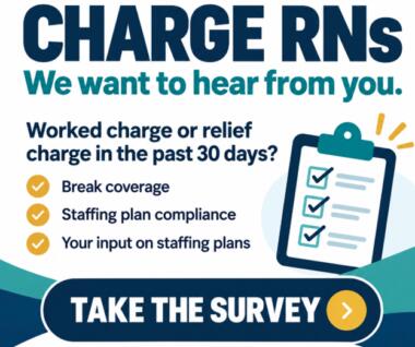Kadlec charge RN take survey
