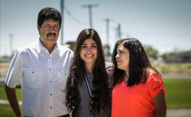 Jessica Esparza With Parents